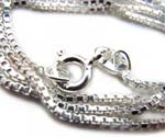 Sterling Silver Necklaces 18" - 46cm