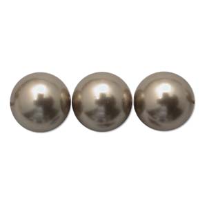 Swarovski Crystal Pearl Beads 8mm Bronze x1