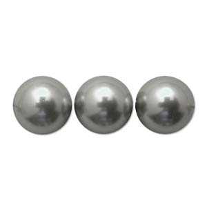 Swarovski Crystal Pearl Beads 3mm Grey Light Pearls x10