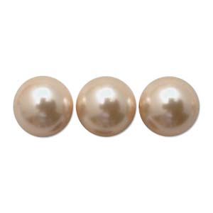 Swarovski Crystal Pearl Beads 4mm Peach x10