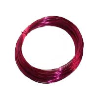 Fuchsia Coloured Copper Craft Wire 19g 0.90mm - 5 metres