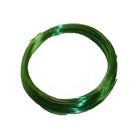 Green Coloured Copper Craft Wire 19g 0.90mm - 5 metres