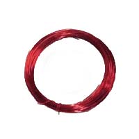 Scarlett Red Coloured Copper Craft Wire 18g 1.0mm - 4 metres