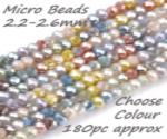 Rondelle Faceted & Micro Spacers 2.5mm - 3mm
