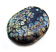 Raku on Black Oval Tab Ian Williams Handmade Artisan Glass Lampwork Beads - By the Bead 