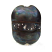 Pewter Scarabs Set Artisan Glass Lampwork Beads - Ian Williams 