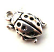 Bali Style Pewter Charm Ladybird - Ladybug
