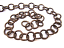 Vintaj Natural Brass 10mm Round Link Chain (open link) per x1ft - 30cm 