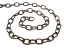 Vintaj Natural Brass 5.5x8mm Fine Oval Chain (open link) per x1ft - 30cm 