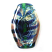 Silvered Emerald Feathers - Ian Williams Artisan Glass Lampwork Beads 