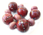 Rhubarb - Ian Williams Artisan Glass Lampwork Beads 