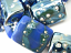 Electric Blue - Ian Williams Artisan Glass Lampwork Beads 