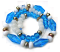 Cool Breeze 63 - Ian Williams Artisan Glass Lampwork Beads 