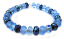 Cool Blue Lustre - Ian Williams Artisan Glass Lampwork Beads 