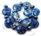 Ripples - Ian Williams Artisan Glass Lampwork Beads 