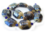 Sapphire Dust - Ian Williams Artisan Glass Lampwork Beads 