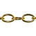 Trinity Brass Antique Gold 5.5x8mm Fine Oval Cable Chain (open link) per x1ft - 30cm 