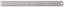 EuroTool - Steel Ruler 12" - Inches & Millimetres 