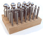 High Quality Dapping Doming Punch Set of 24 in a Wooden Stand - Jewellers Tools 