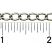 Trinity Brass Antique Silver 7x4.5mm Large Curb Chain (open link) per x1ft - 30cm 