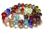 Imperial Crystal Roundelle Beads 12x8.5mm Mixed Gemtones Strand
