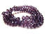 Imperial Crystal Roundelle Beads 6x4mm Dark Tanzanite Lustre strand