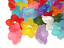 Lucite Flowers 12.5x12.5x6mm Buttercup Frosted Acrylic Bead 13g Soup Mix Close up