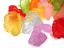 Lucite Flowers 16x15x15mm Orchid Frosted Acrylic Bead 11.5g Soup Mix Close up