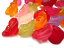 Lucite Flowers 16x14x7.5mm Tea Rose Frosted Acrylic Button / Bead 16g Soup Mix Close up 2