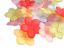 Lucite Flowers 20x19x5.5mm Primrose Frosted Acrylic Bead 14.5g Soup Mix Close up