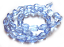 Fire Polished Glass Beads 9x6mm Teardrop - Light Sapphire x40 