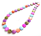 Shell Coin Button Beads 13mm - Pastel Mix 32 beads per 16" strand approx full strand