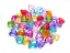 ylic Transparent 12.5x12mm Faceted Heart Beads 25g (x43pc) Soup Mix 