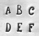 ImpressArt Jeanie Upper Case - 4mm Alphabet Stamp Set 2