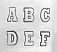 6mm Alphabet Letter Stamp Set - Varsity Upper Case - ImpressArt 