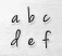 ImpressArt Melody 3mm Alphabet Lower Case Letter Metal Stamping Set text