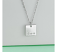Personal Impressions, Square, 11mm, Silver Plated Necklace Kit example