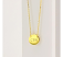Personal Impressions, Large Circle, 15mm, Gold Plated Necklace Kit example