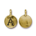 TierraCast Pewter Gold Plated Alphabet Charm, Letter A 