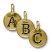 TierraCast Pewter Gold Plated Alphabet Charm, Full Set of Letters (26pc) 
