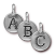 TierraCast Pewter Silver Plated Alphabet Charm, Full Set of Letters (26pc) 
