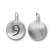 TierraCast Pewter Silver Plated Number Charm, 9 
