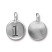 TierraCast Pewter Silver Plated Number Charm, 1 