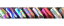 Rainbow Foil Transfer Sheets,4x160mm, x12pc. 3