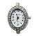 Boer Oval Watch Face for Beading Silver Rhinestone Crystals Clear (D03) 