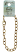 Vintaj Vogue Solid Brass Etched Cable Chain 6.5 x 9.5mm (open link) 8 inch Bracelet 