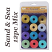 Sand & Sea S-Lon, Superlon Tex 210, 0.5mm Bead Cord Sand & Sea Mix 12 Colours 