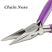 Beadsmith Purple - Super-Fine Chain Nose Pliers - Jewellery Tools 