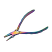 Beadsmith Pliers, Chroma Rainbow Titanium Round Concave Nose Plier UK 2
