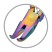 Beadsmith Pliers, Chroma Rainbow Titanium Bent Chain Nose Plier UK 3